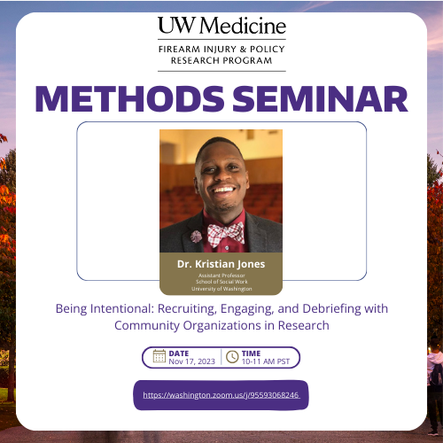 Flyer for November 17 Methods Seminar